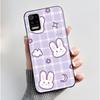 Case For LG K52 Q52 K62 Phone Case Luxury Cute Love Rabbit Funny Ultra Thin Slim Soft Black TPU Silicone Protective Back Cover
