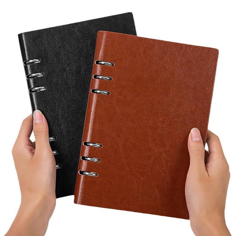 A5/B5 Business Loose-Leaf Notebook with Detachable Pages - Customizable Meeting Record Book