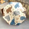 1 Pezzo Ombrello Pieghevole Automatico - Fantasia Animali Carini, Design Portatile e Pieghevole con 8 Stecche, Regali di Natale e Compleanno