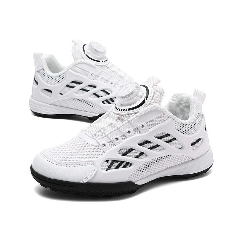 New children's rotating buckle football training shoes TF broken nails boys and girls students training shoes