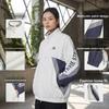 adidas Oversized Fit Printed Colorblock Sports Casual Jacket Unisex Outerwear Han-Jade-White IT4361