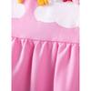 Girls' Sweet Rainbow Long-Sleeve Pullover Sweatshirt and Leggings Two-Piece Set, Baby Pure Cotton T-Shirt Autumn Outfit Trendy 3