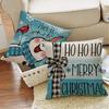 Merry Christmas Decoration Pillowcase Soft and Comfortable Snowman Pillow Cover Sofa Cushion Suite Home Decoration Gift