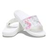 Crocs Lightweight Tie-Dye Printed Slide Sandals Classic Bleach Dye Slides 'White Pink'