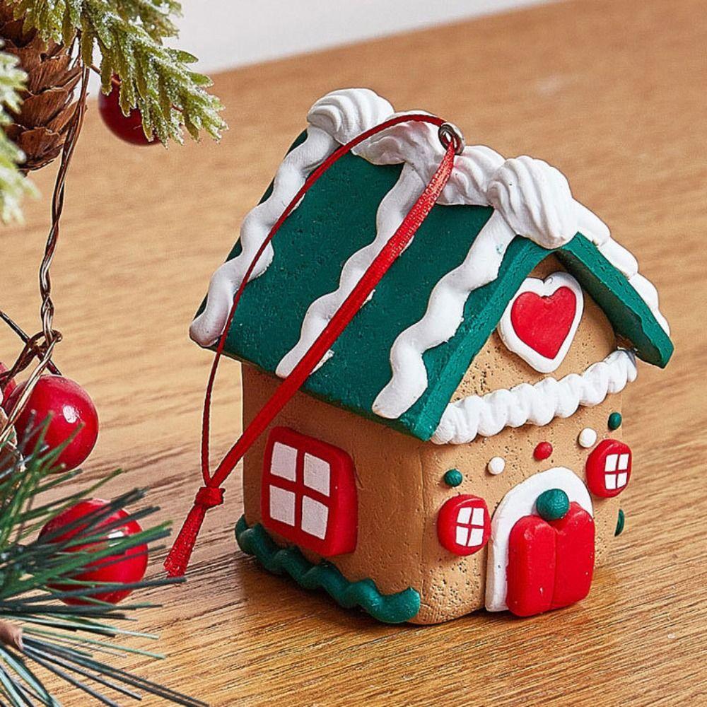 

Милый Рождественский Дом Модный Подвесной Орнамент Рождественская Елка Украшение Подвесная Игрушка