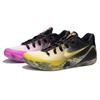 Kobe 9 Resistenti all'Abrasione Resistenti all'Abrasione Scarpe da Basket Basse Unisex Nero Giallo Rosa FZ7333-002(Squadra-9)-Sacchetti di imballaggio casuali