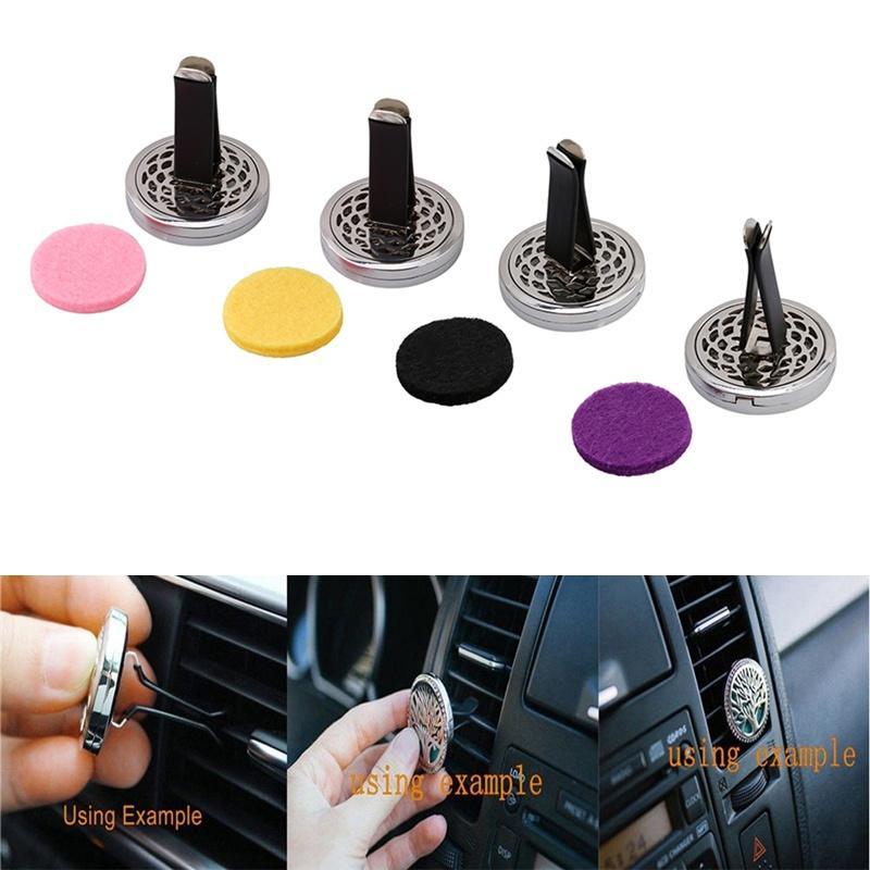 Buy Stainless Car Air Vent Freshener Essential Oil Diffuser Locket Best