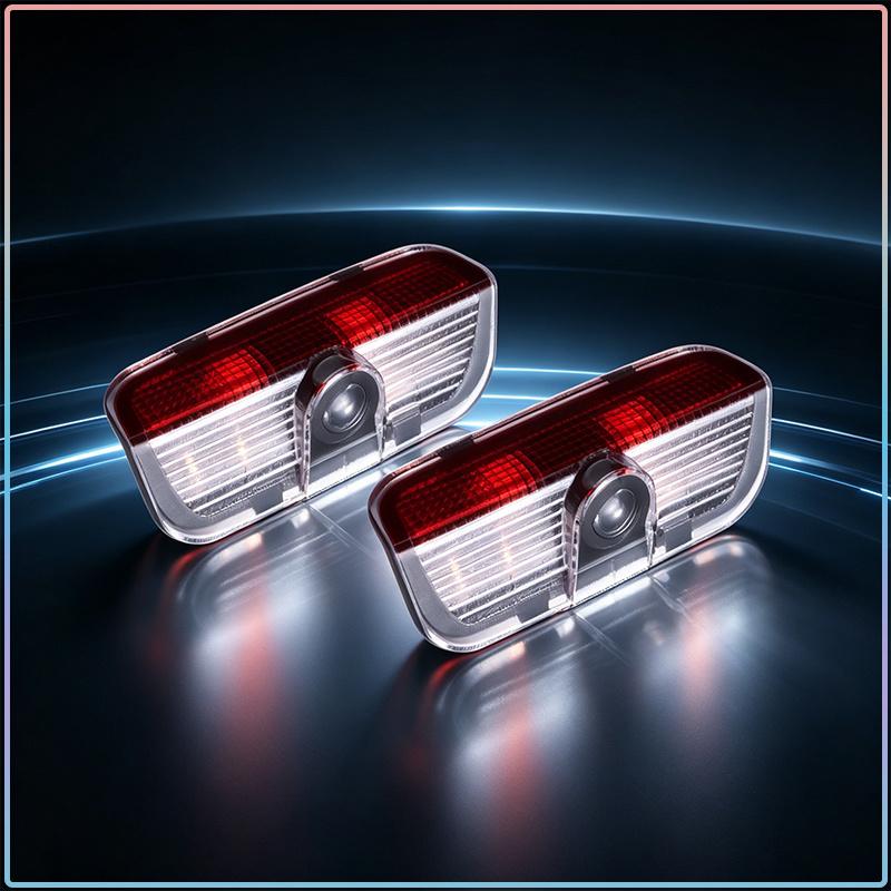 2 ks LED projektor stínu dveří auta Bezdrátová lampa s uvítacím logem Pro Porsche 911 918 928 944 968 Boxster Carrera-GT Cayenne Macan Panamera