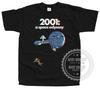 Unisex-Shirt Baumwolle Oversize Große Größe 2001 Odyssee im Weltraum T-SHIRT v19 Filmplakat 3D SCHWARZ Alle Größen S bis 5XL