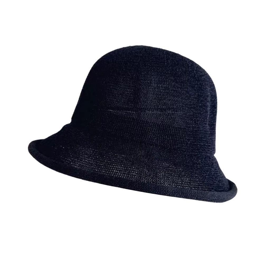 Thin Fisherman's Hats Knitted Sun Hat Fashion Women Bucket Hat Outdoor Beach Vacation Wear