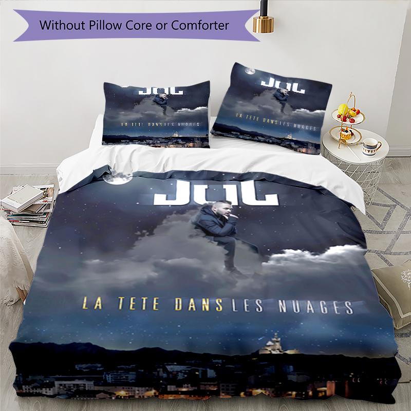 3pcs Jul Fait d'or pattern bedding set duvet cover set includes duvet cover &pillowcases, perfect all season bedroom decoration & gift
