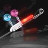 Fishing Bite Alarms Fishing Rod Double Bell Rod Clamp Tip Induction Lamp Bright Night Flash Led Without Battery Tackle Flash Led