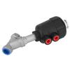 Angle Seat Valve Air Actuated Thread Connection Stainless Steel Thickened Plastic Case Steam Valve1 2in DN15