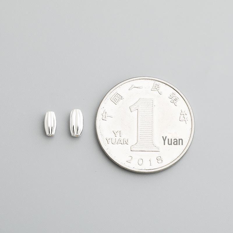 Ασήμι Στερλίνα 925 Ελιές και Χάντρες Ρυζιού για DIY Βραχιόλια και Κολιέ