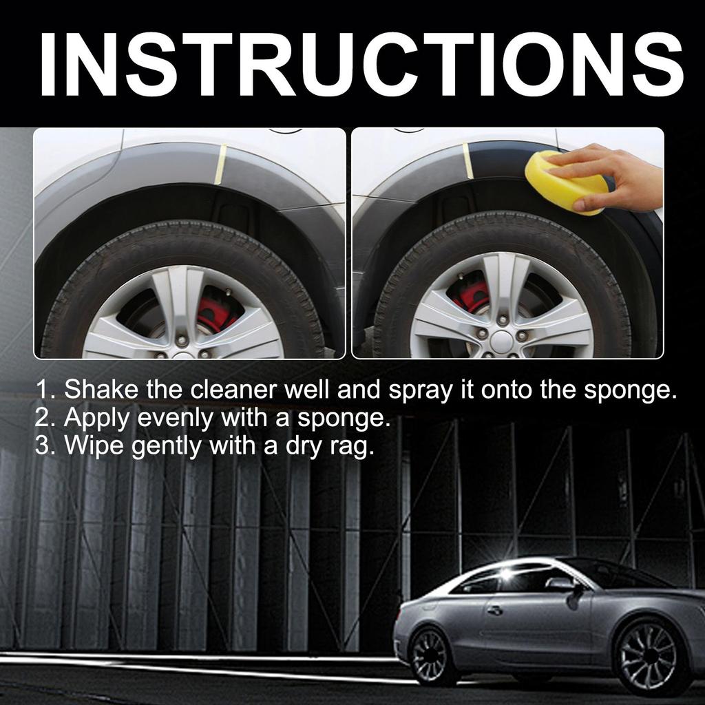 Homonth Car Interior Dry Cleaning Agent (100ml + Sponge) - Car Cleaning, Refurbishing, and Stain Removal