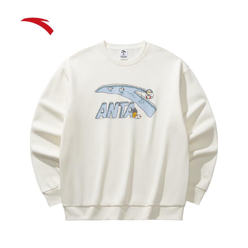 Anta Unisex Fleece-Lined Pullover Sweatshirt