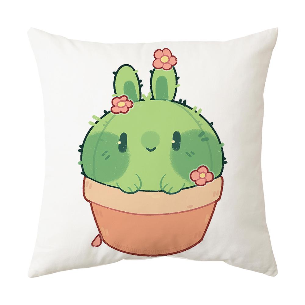New Pineapple Cactus Yellow Pillow Geometric Pillow Cover Pillow Car Cushion Sofa Pillow Cover