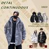 Lässige Mode Koreanischer Stil Ins Locker Verdickte Sherpa-Jacke Herren Trendige Marke Student Kapuzenpullover Vielseitig Cartoon-Druck