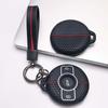 Key Holder Cover for Mercedes with Keychain For Smart 1 Smart 3 Anti-Scratch Anti-Shock Keychain Holder Anti-Scratch Guard Soft Grip Texture