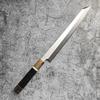 Coltello per Sashimi Lama a Filo Singolo Affilato Coltello da Chef per Affettare il Pesce Sushi Kiritsuke Coltelli da Cucina Giapponesi Manico in Ebano e Corno