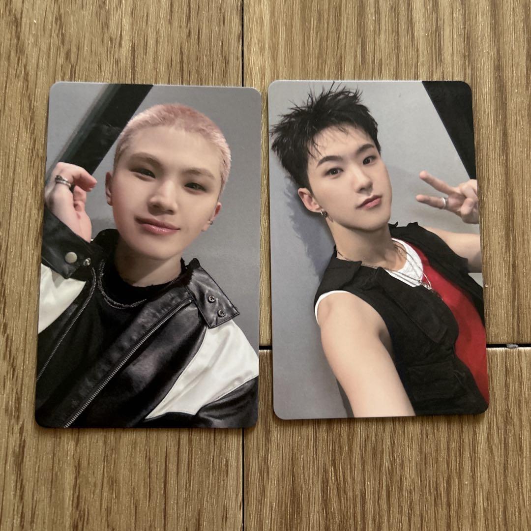 

[USED] SEVENTEEN FC Renewal Bonus Trading Cards Hoshi & Woozi 2 Cards