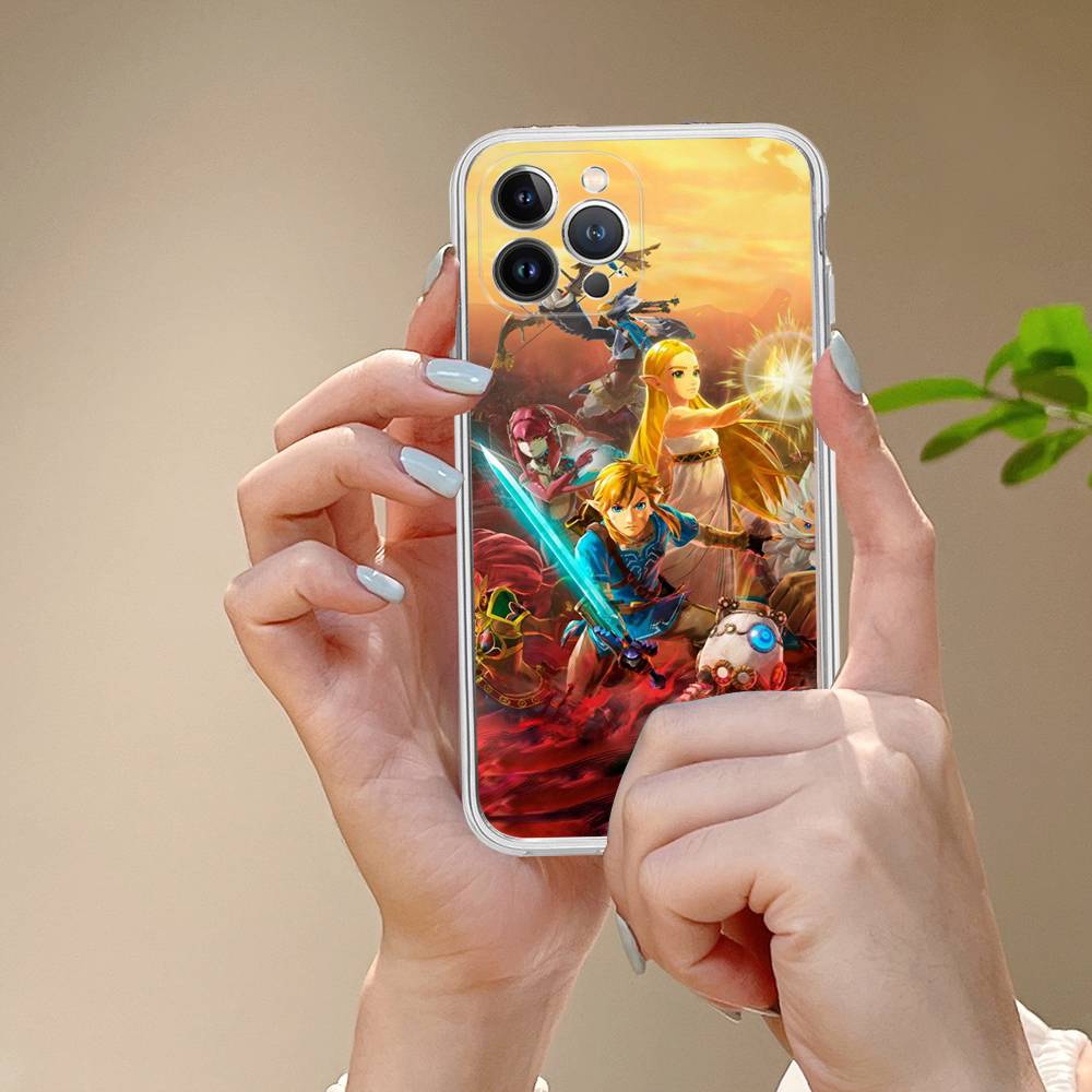 GAME The Legend Of Zelda Phone Case For IPhone 17 16 15 14 Plus 13 12 11 Pro Max Transparent Shockproof Cover