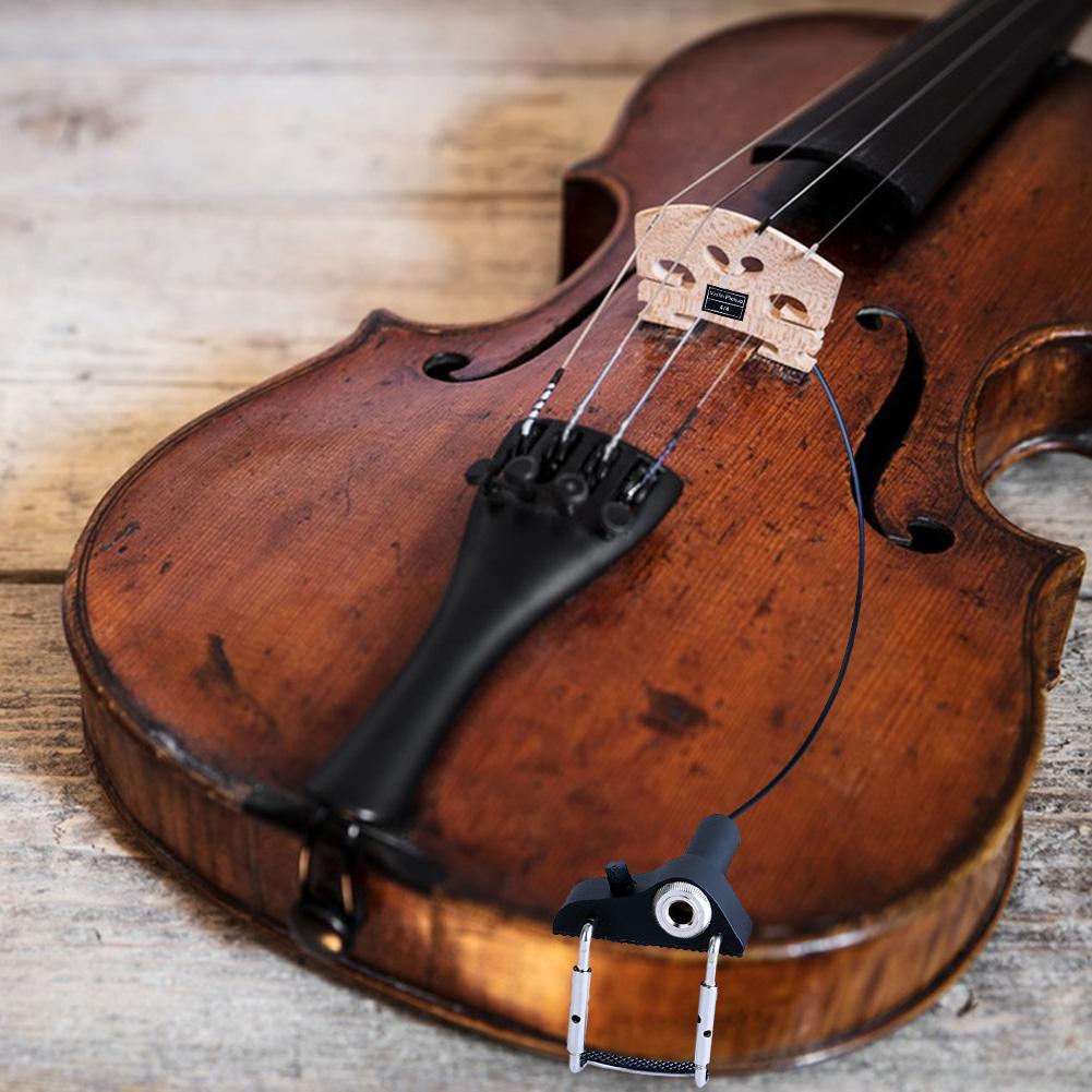 Pickup per Violino Organo Elettronico Suono Acustico Autentico Istantaneo Pickup per Ponte di Violino Accessori per Violino per Ponte di Violino 4/4