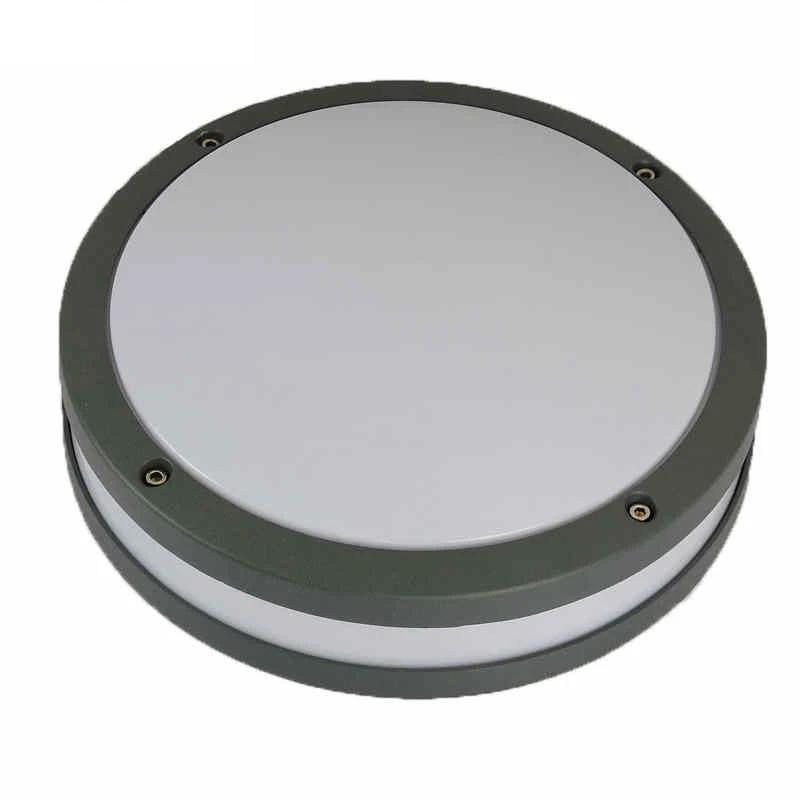 

Водонепроницаемый потолочный светильник для ванной комнаты, влагозащитный светильник для кухни, светодиодный потолочный светильник для балкона/коридора/коридора Sand Gray&24W&warm light&30x30x9cm белый