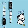 Children Digital Watch LED Cartoon Dog Print Adjustable Silicone Strap Clear Accurate Display Portable Students Unisex Wristwatch