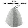 Thicken Wool Felt Sauna Hat Anti Heat Sauna Hat Hair Protection Spa Sauna For Bath Protection Bathroom Accessories