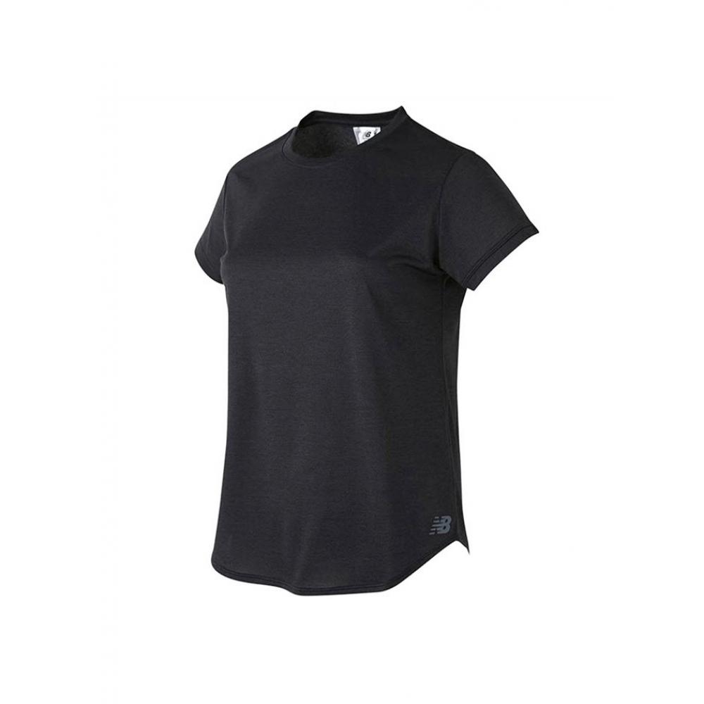

Новый баланс женский спортивный джемпер с коротким рукавом nbned2S092 19 blacks/95