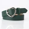 Women Simple All Match Belt With Alloy Pin Buckle