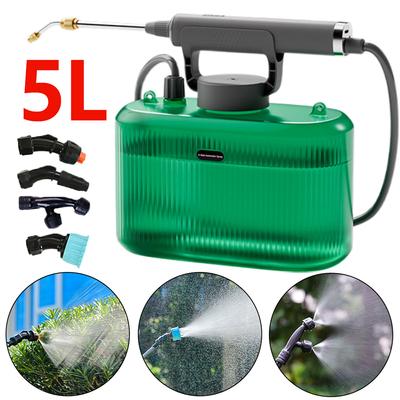 5L Electric Garden Sprayer With Spray Gun Telescopic Wand USB Rechargeable Automatic Garden Plant Mister Lawn Irrigation Tools