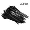 New Useful 2018 High Quality Cable Ties 30pcs Push Retainer Self-Locking Strap Ties Zip 14cm Black For Car Mount