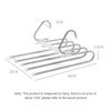 Stainless Steel Retractable Trouser Rack Folding Multi-functional Multi-layer Hanger Home Storage Clothes Drying Rack