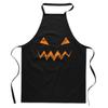 Kitchen Apron with Halloween Print Scary Funny Pumpkin Smile