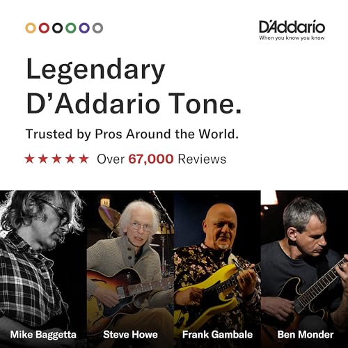 D'Addario Acoustic Guitar Strings 80/20 Bronze Extra Light .010-.047 EJ10 [Domestic Genuine Product]
