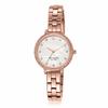 Kate Spade New York Women's Morningside Stainless Steel Scallop Ring Quartz Watch, One Size, Rose Gold Mini.