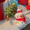 Fashionable Christmas Tree Sturdy Plush Toy Ornament Keychain Soft and Lovely for Festival Atmospheres Decoration