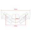 Motorcycle Front Fairing Winglet Wing Cover Trim For Yamaha R15 V4 2021 2023 Motorcycle Decorative Accessori