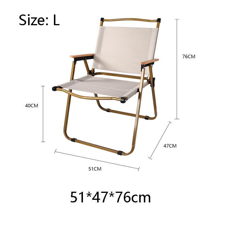 Aluminum Folding Chair Portable Camping Chair Heavy Duty Outdoor Picnic Chair Car Trunk Lightweight Chair for Beach Hiking