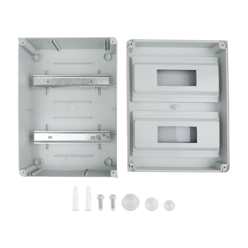 24 Circuits Waterproof Distribution Box Waterproof Box 24 Circuits Box Distribution Box High-quality ABS Material Home Use