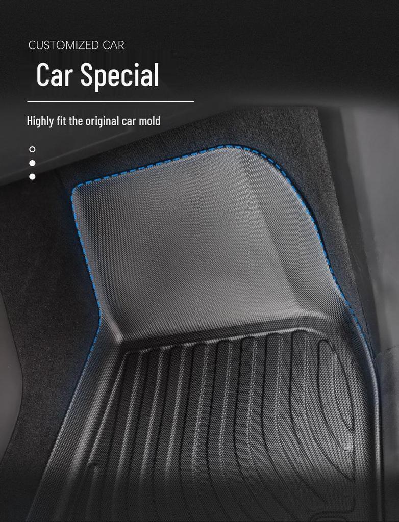 Waterproof TPE Floor & Trunk Mats for 2022 Tesla Model X (LHD & RHD)