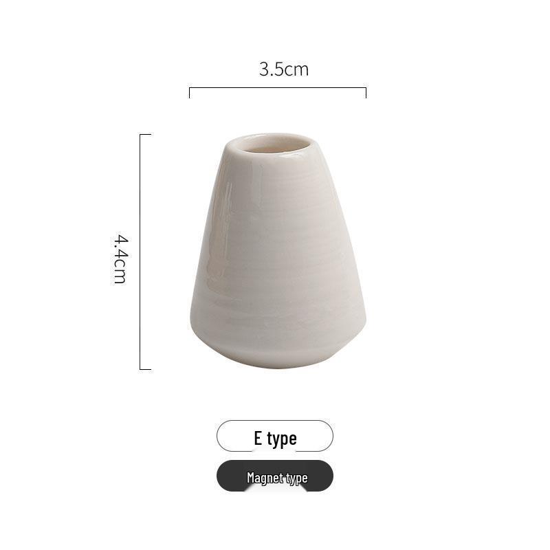Creative 3D Ceramic Vase Refrigerator Magnet Decoration