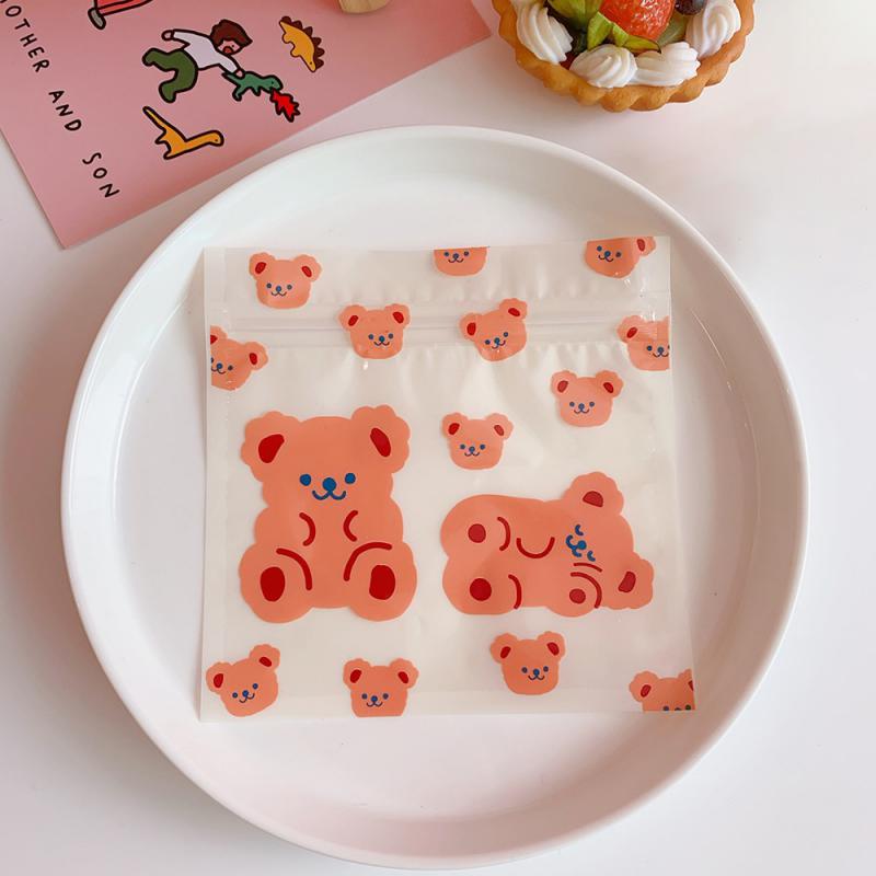 Food Storage Organizer Does Not Take Up Space Easy To Carry 13.5*13.5cm Plastic Cute Cartoon Snack Bag Creative And Cute 4.2g
