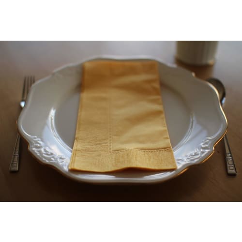 Color 2-Ply Napkins, Lemon, Approx. 45cm, 50 count/62-1020-23