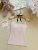 Pure lace polished sling vest for women with chest pads in autumn and winter, expanding the chest to keep warm, wearing a tube top inside