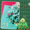 3D Christmas Tree Memo Calendar 2026 - Elegant Desktop Decoration Gift 3D Paper Desk Advent Calendar Home New Year Holiday Decor