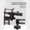 Adjustable Archery Laser Sight Bracket Aluminium Alloy Archery Bow Sight Scope Bracket for Composite Bow Reverse Bow