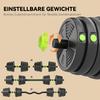 Adjustable Dumbbell Set 30 KG Dumbbell Set Dumbbells Barbells Weight Set for Strength Training
